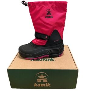 Kamik Kid's Waterbug 5 Insulated Winter Boots Rose Pink New